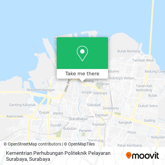 Kementrian Perhubungan Politeknik Pelayaran Surabaya map
