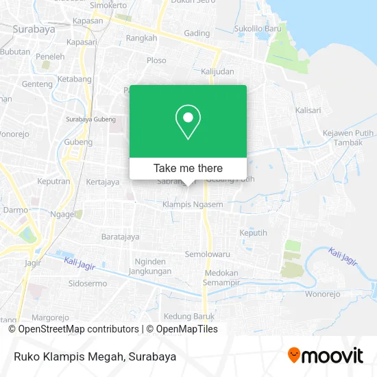 Ruko Klampis Megah map