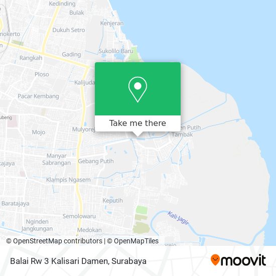 Balai Rw 3 Kalisari Damen map