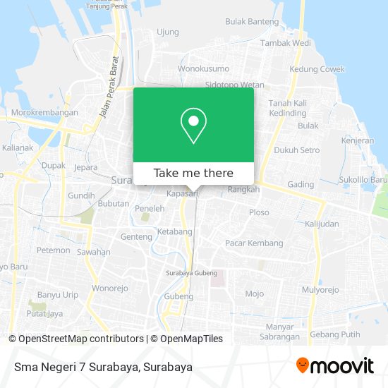 Sma Negeri 7 Surabaya map