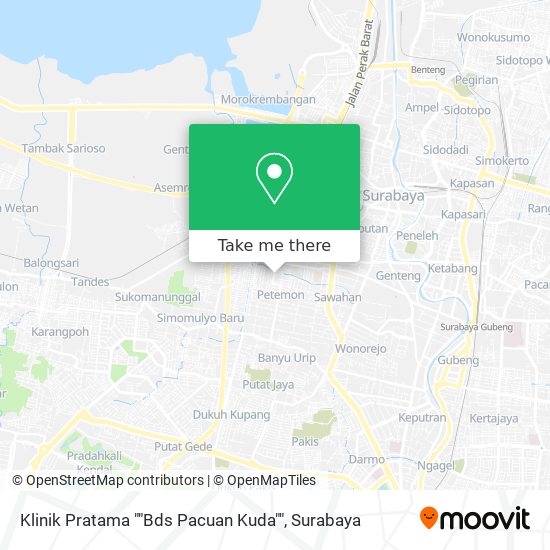 Klinik Pratama ""Bds Pacuan Kuda"" map