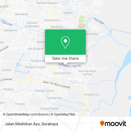 Jalan Medokan Ayu map