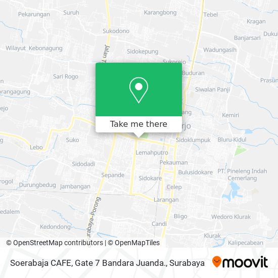 Soerabaja CAFE, Gate 7 Bandara Juanda. map