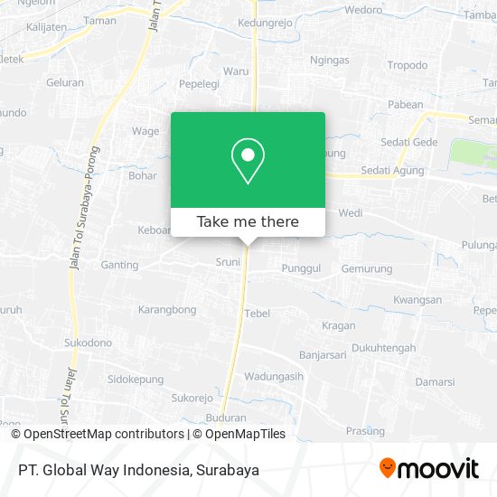 PT. Global Way Indonesia map