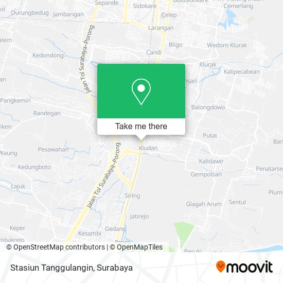 Stasiun Tanggulangin map