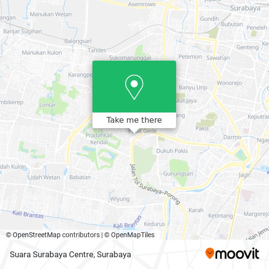 Suara Surabaya Centre map