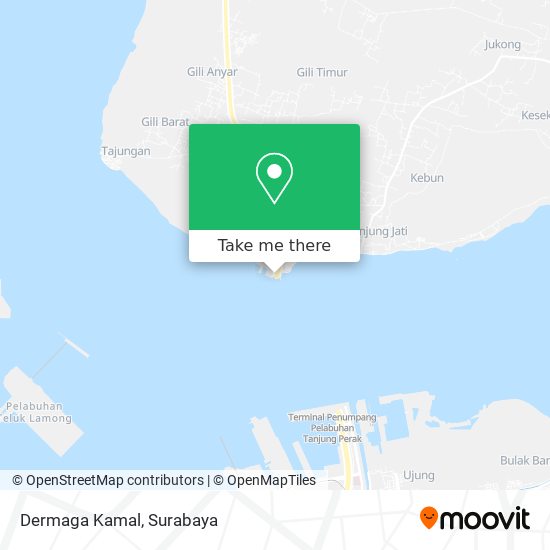 Dermaga Kamal map