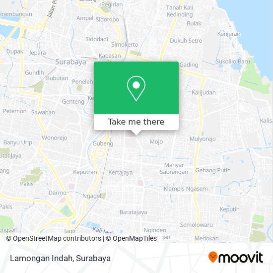 Lamongan Indah map