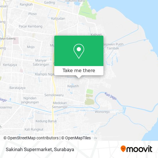 Sakinah Supermarket map