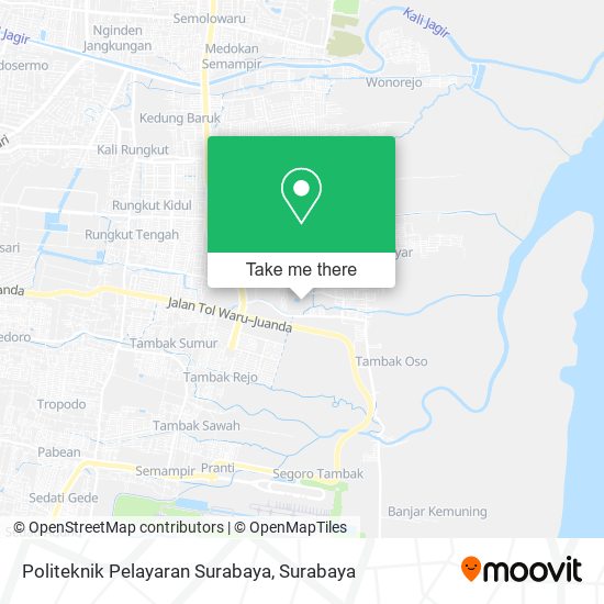 Politeknik Pelayaran Surabaya map