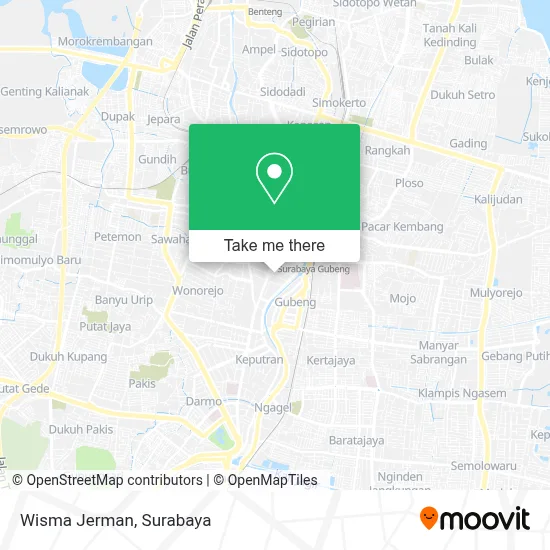 Wisma Jerman map