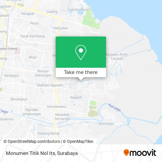 Monumen Titik Nol Its map