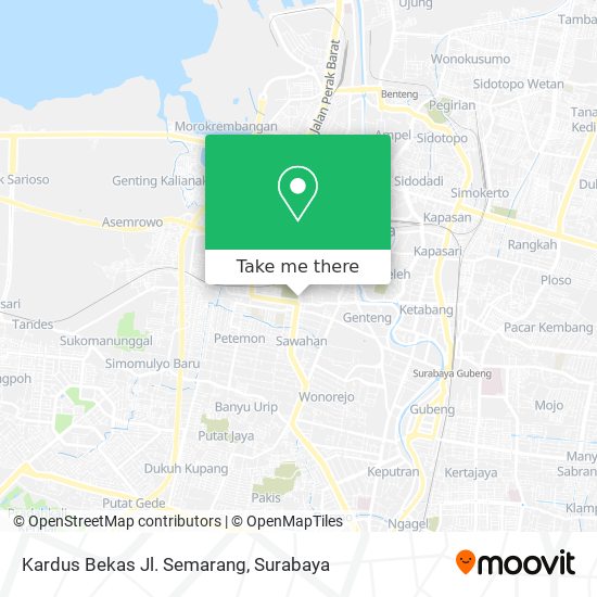 Kardus Bekas Jl. Semarang map