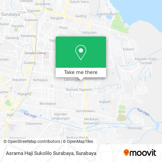Asrama Haji Sukolilo Surabaya map