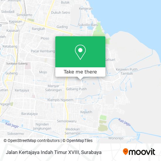 Jalan Kertajaya Indah Timur XVIII map