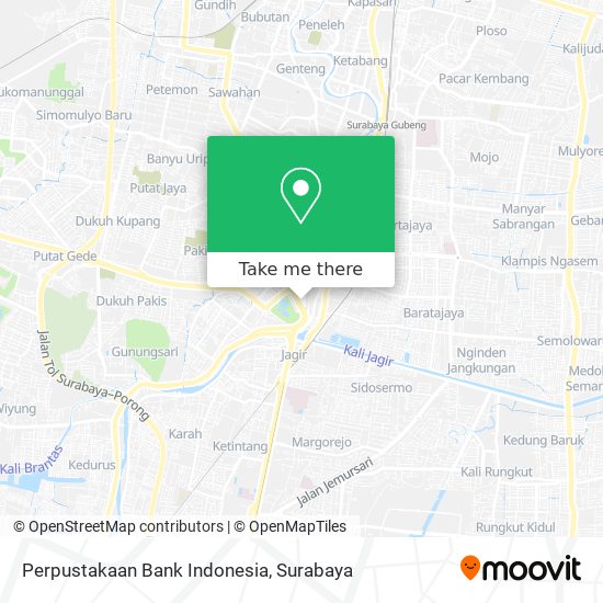 Perpustakaan Bank Indonesia map