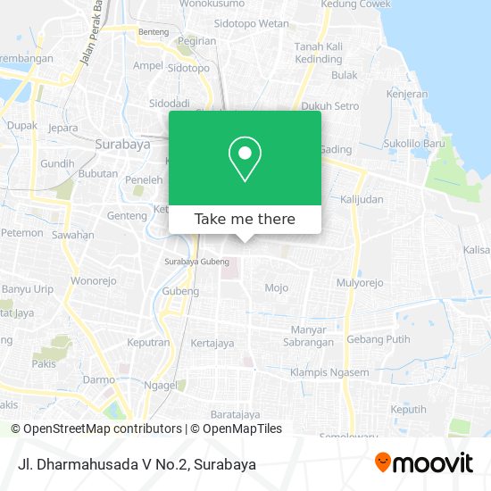 Jl. Dharmahusada V No.2 map