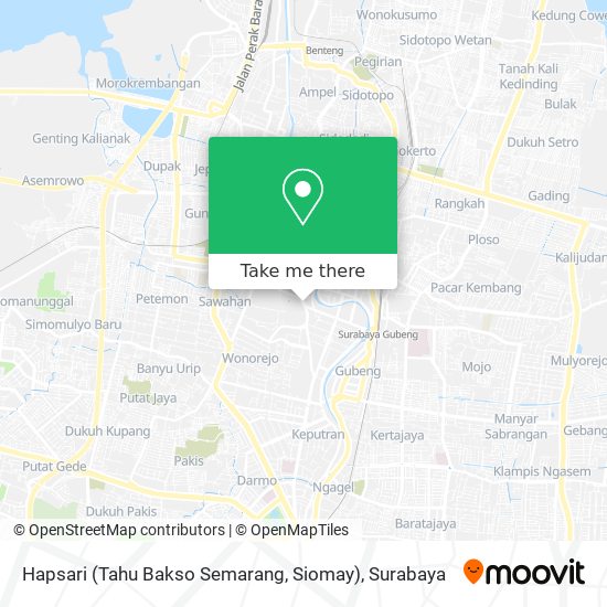 Hapsari (Tahu Bakso Semarang, Siomay) map
