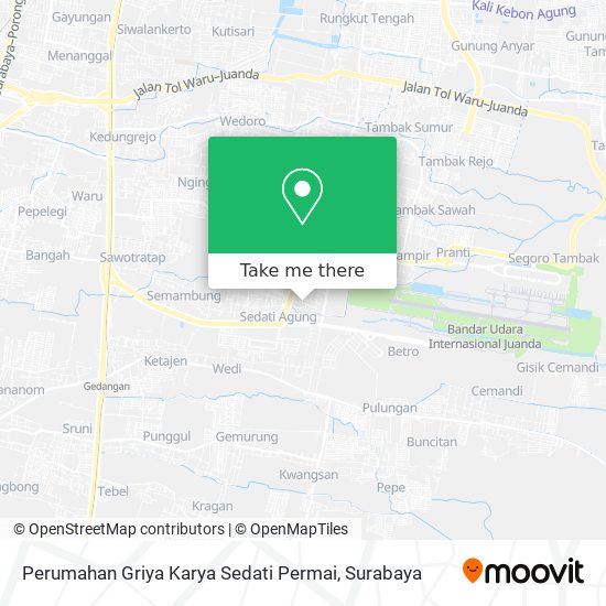 Perumahan Griya Karya Sedati Permai map