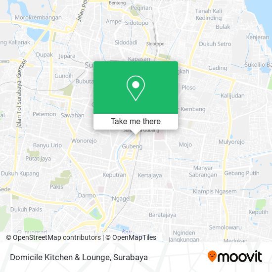 Domicile Kitchen & Lounge map