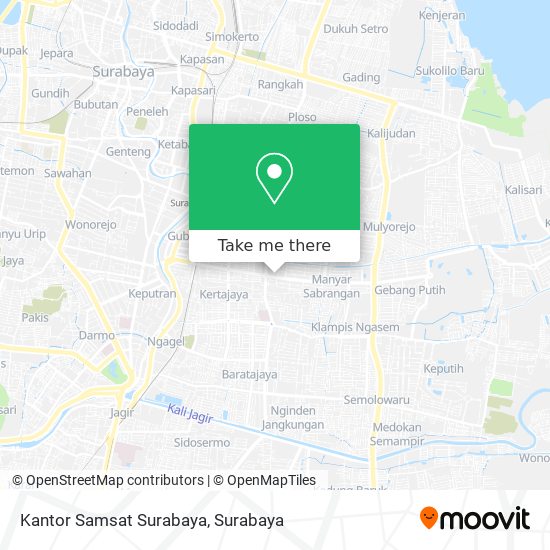 Kantor Samsat Surabaya map