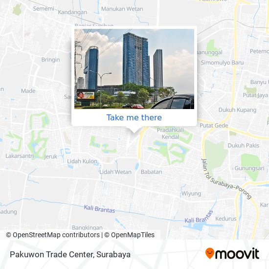 Pakuwon Trade Center map