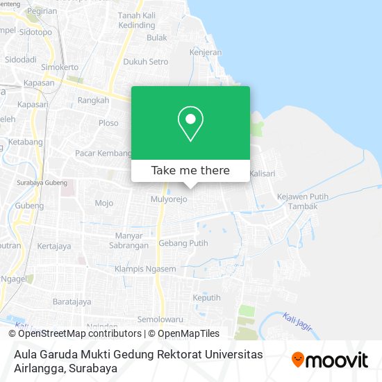 Aula Garuda Mukti Gedung Rektorat Universitas Airlangga map