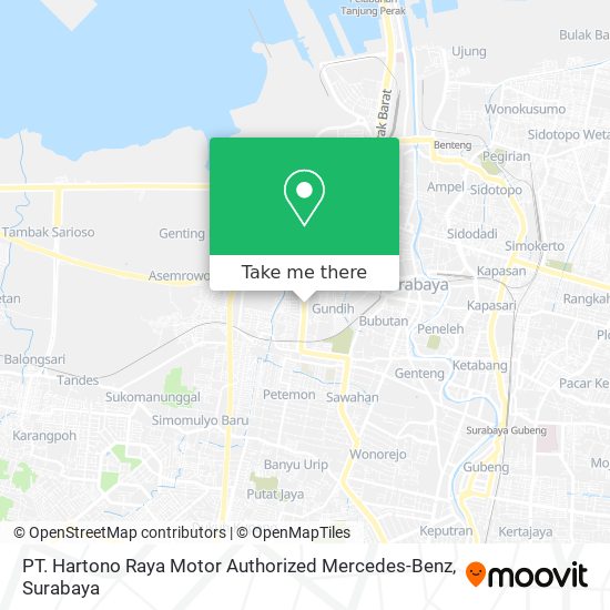 PT. Hartono Raya Motor Authorized Mercedes-Benz map