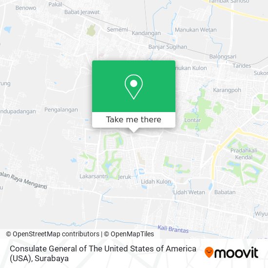 Consulate General of The United States of America (USA) map