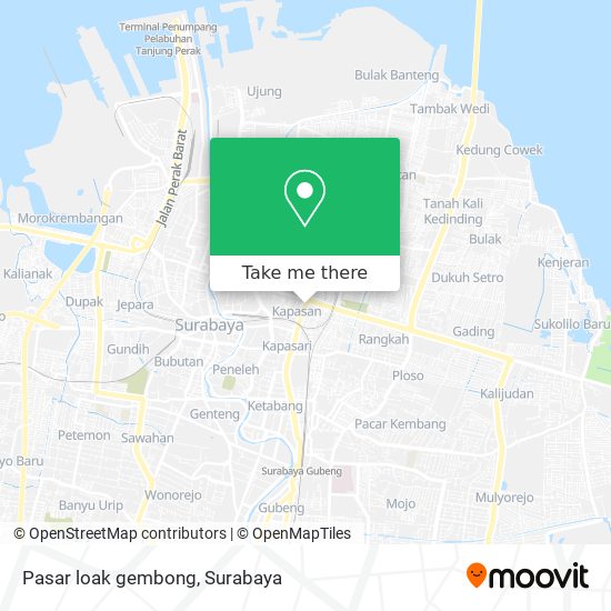 Pasar loak gembong map