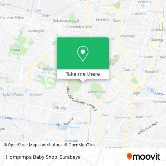 Hompimpa Baby Shop map