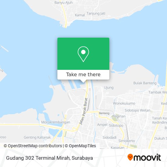 Gudang 302 Terminal Mirah map