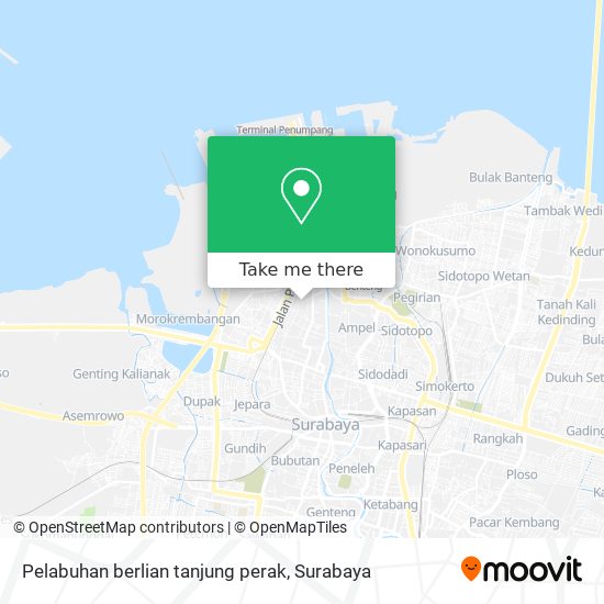 Pelabuhan berlian tanjung perak map