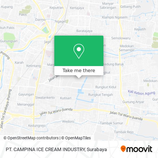 PT. CAMPINA ICE CREAM INDUSTRY map