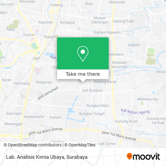 Lab. Analisis Kimia Ubaya map