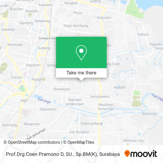 Prof.Drg.Coen Pramono D, SU., Sp.BM(K) map