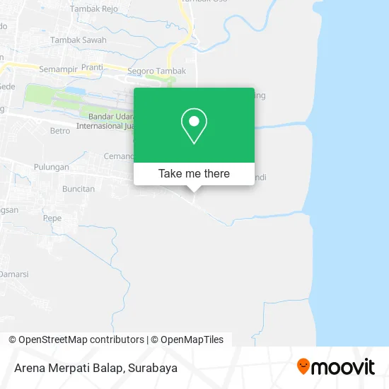 Arena Merpati Balap map