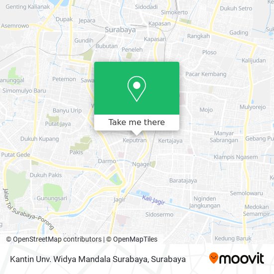 Kantin Unv. Widya Mandala Surabaya map