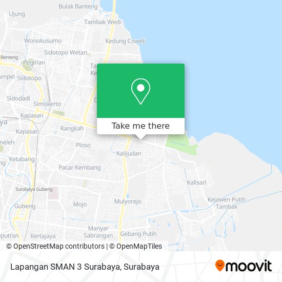 Lapangan SMAN 3 Surabaya map