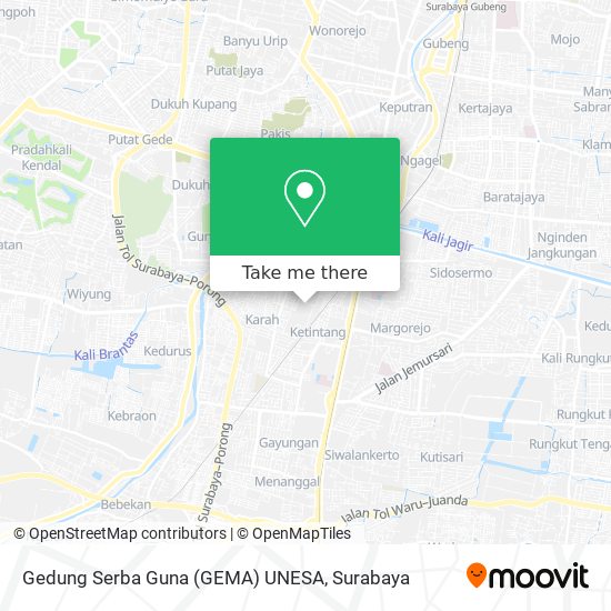 Gedung Serba Guna (GEMA) UNESA map