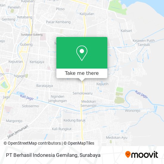 PT Berhasil Indonesia Gemilang map