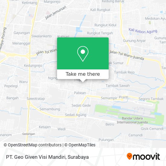 PT. Geo Given Visi Mandiri map