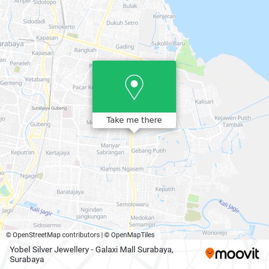 Yobel Silver Jewellery - Galaxi Mall Surabaya map
