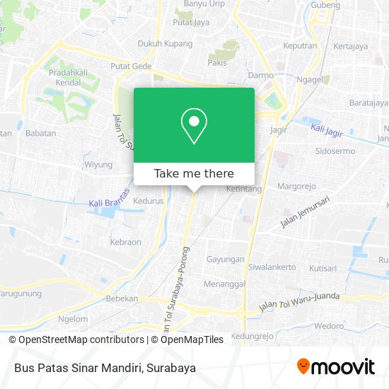 Bus Patas Sinar Mandiri map