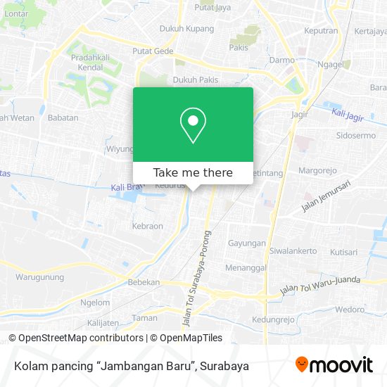 Kolam pancing “Jambangan Baru” map