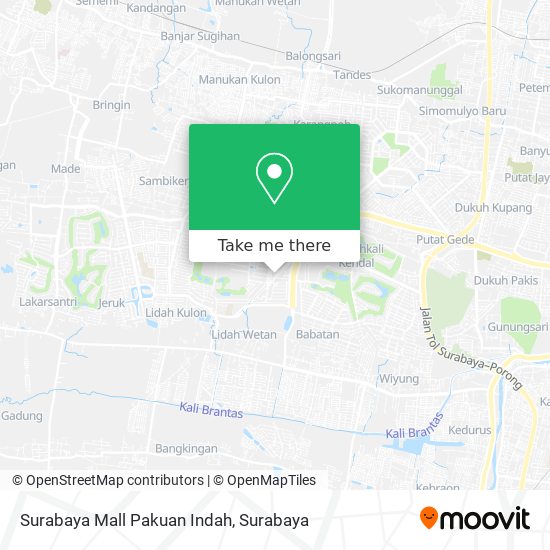 Surabaya Mall Pakuan Indah map