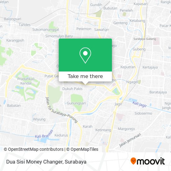 Dua Sisi Money Changer map