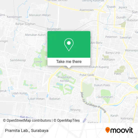 Pramita Lab. map