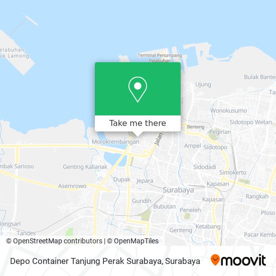 Depo Container Tanjung Perak Surabaya map