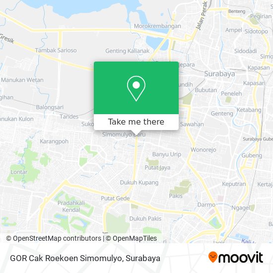 GOR  Cak Roekoen  Simomulyo map